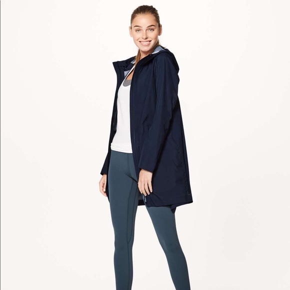 lululemon Rain Haven Jacket Midnight Navy - Picture 2 of 7